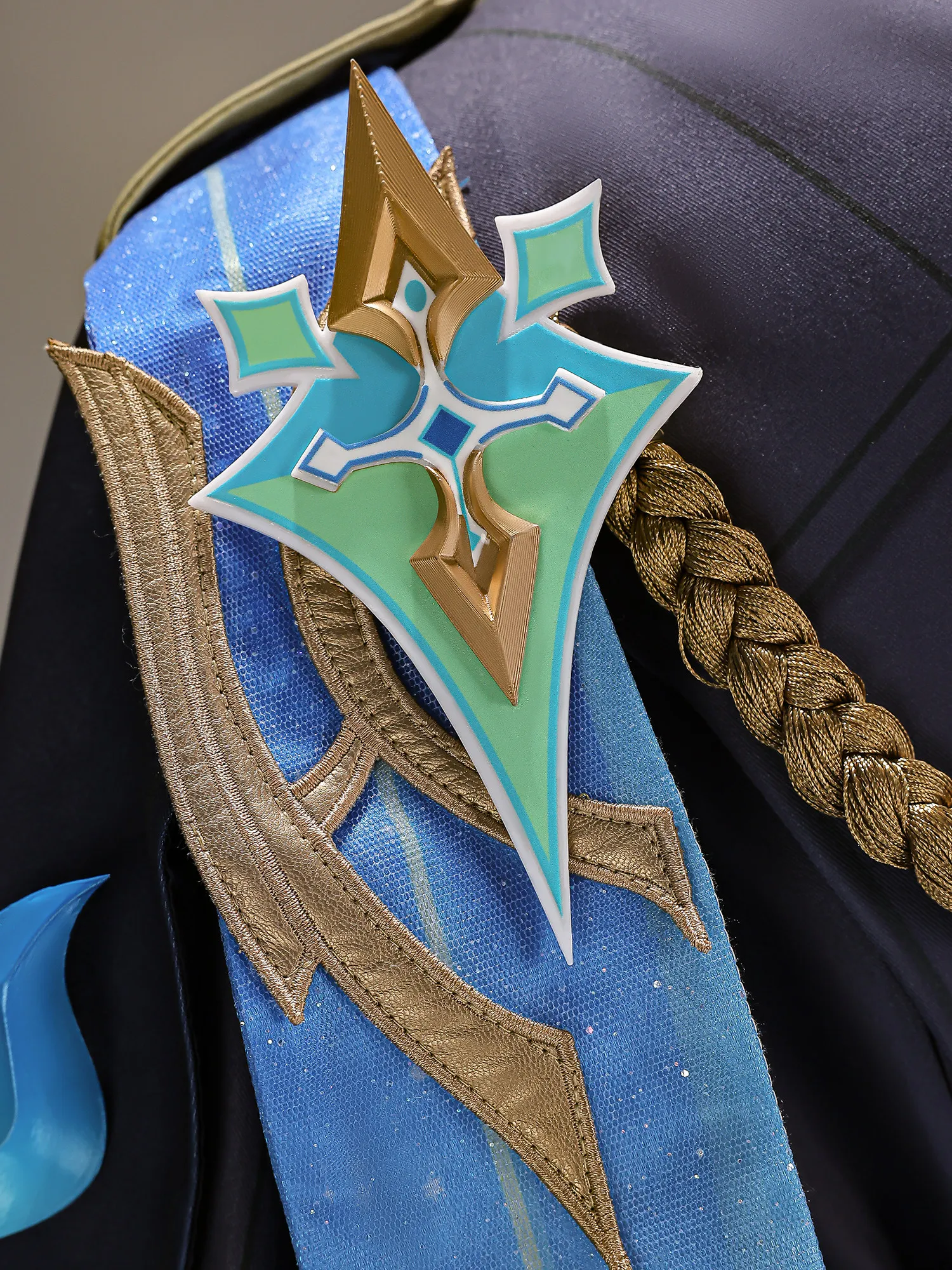 Party Games New - Peruca e Traje Cosplay Aether (Viajante)