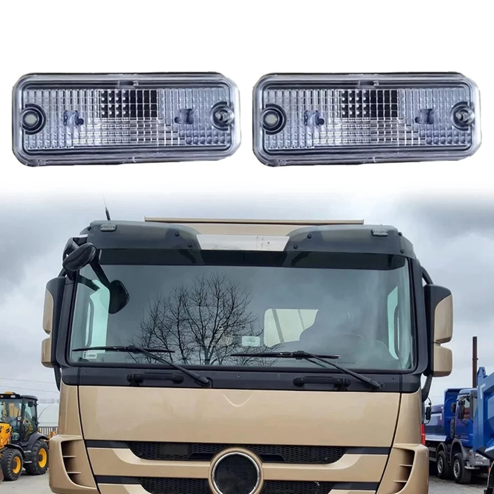 2Pcs 24V Truck LED Sun Visor Light Sunshade Light Truck Roof Light for Mercedes Truck Actros MP1 MP2