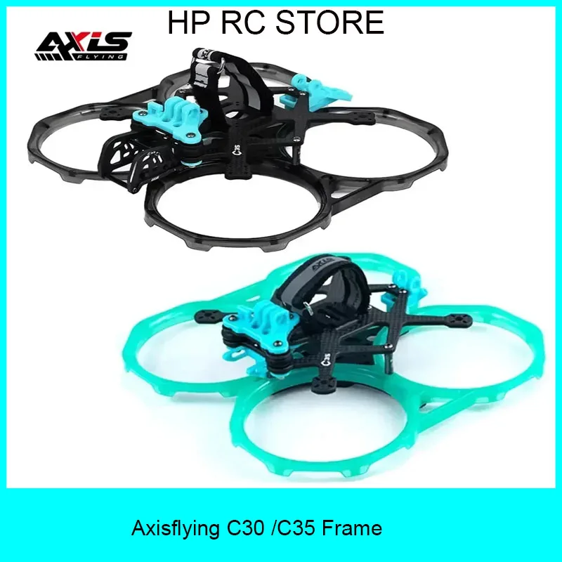 

Axisflying C30/C35 Carbon Cinewhoop Frame - 138mm/152mm Lightweight Prop Guard for FPV & Racing Drones"