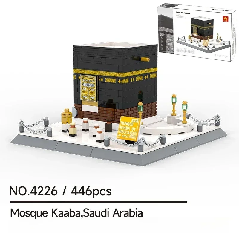 1463PCS Creativo Sheikh Zayed Grande Moschea-Abu Dhabi Building Blocks Architettura Costruzione di Mattoni Giocattolo Regalo Per I Bambini Adulti
