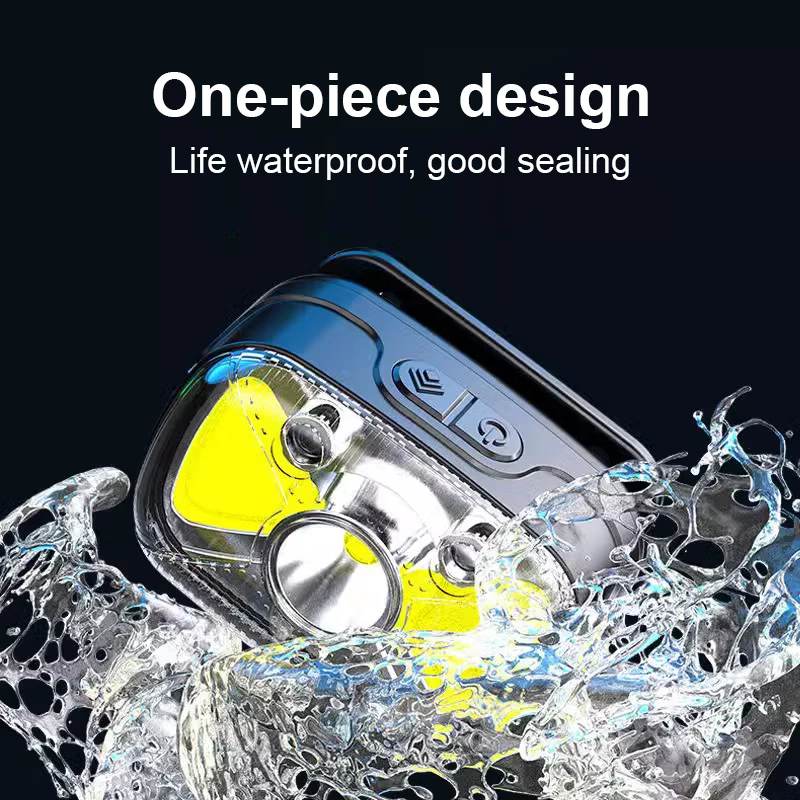 Мощный налобный фонарь, мини-светодиодный перезаряжаемый налобный фонарь для ночной рыбалки, мощный налобный фонарь, уличный водонепроницаемый портативный фонарь для кемпинга, налобный фонарик