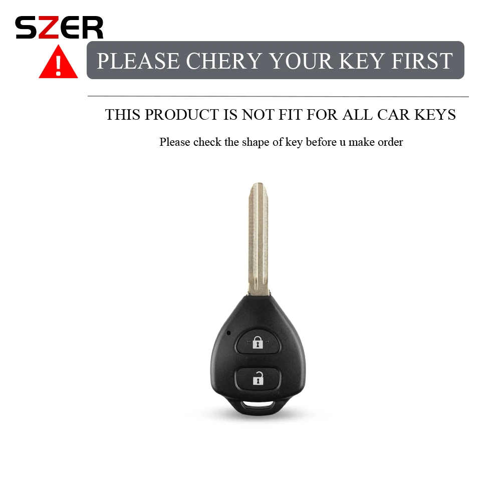 TPU Car Key Case Cover Shell Fob For Toyota Corolla Camry Reiz RAV4 Crown Avalon Venza Matrix Yaris 4Runner Blank Accessories