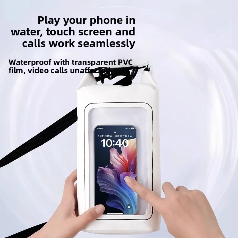 

Водонепроницаемая сумка для телефона с сенсорным экраном, сумка через плечо для подводного плавания, два в одном, сумка для хранения на открытом воздухе для дайвинга, плавания, дрифта, снаряжения для дайвинга