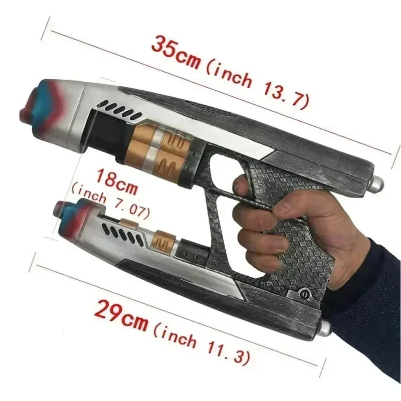 Réplica de Resina 1:1 del Bláster de Star-Lord para Cosplay de Guardianes de la Galaxia, Peter Quill, Disfraz de Halloween Acce2026, Nuevo DeaCos D