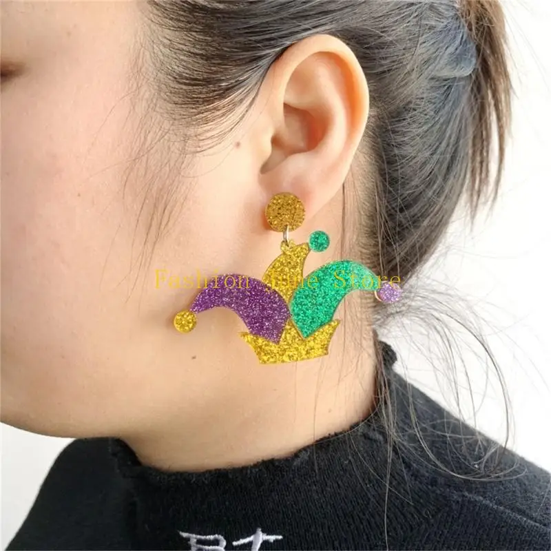 N5KA Womens Jewelry Carnival areved arics drop arrings dangl