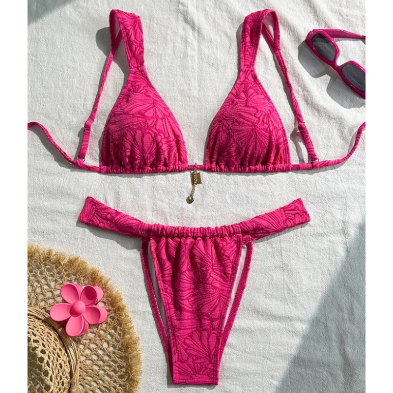 Special Fabrics Printed Bikini Set Women Sexy Two-Piece Bathing Suit Women Swimwear High-End Swimsuits Beach Biquine Brasileiro