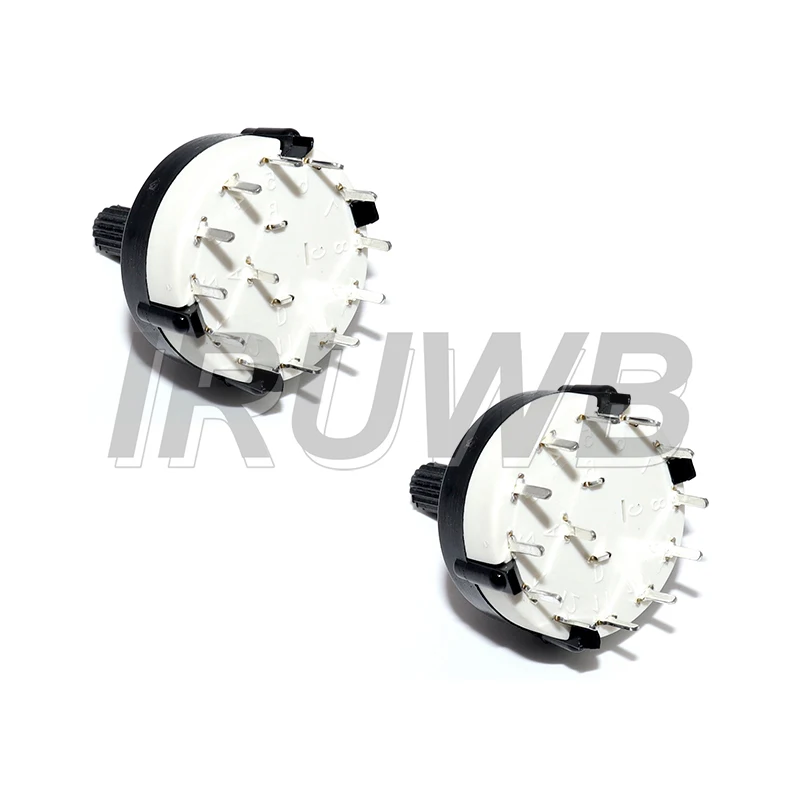 RS26 1 Pole Position 12 Selectable Band Rotary Channel Selector Switch Single Deck Rotary Switch Band Selector