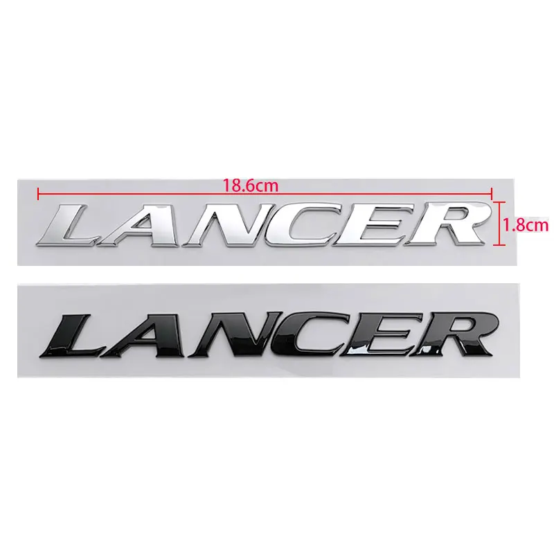 Bild 4: LANCER Brief Heckbox Kennzeichnung Autoaufkleber für Mitsubishi LANCER EX Refit Kofferraum Heckmarkierung Auto dekoratives Emblem Zubehör