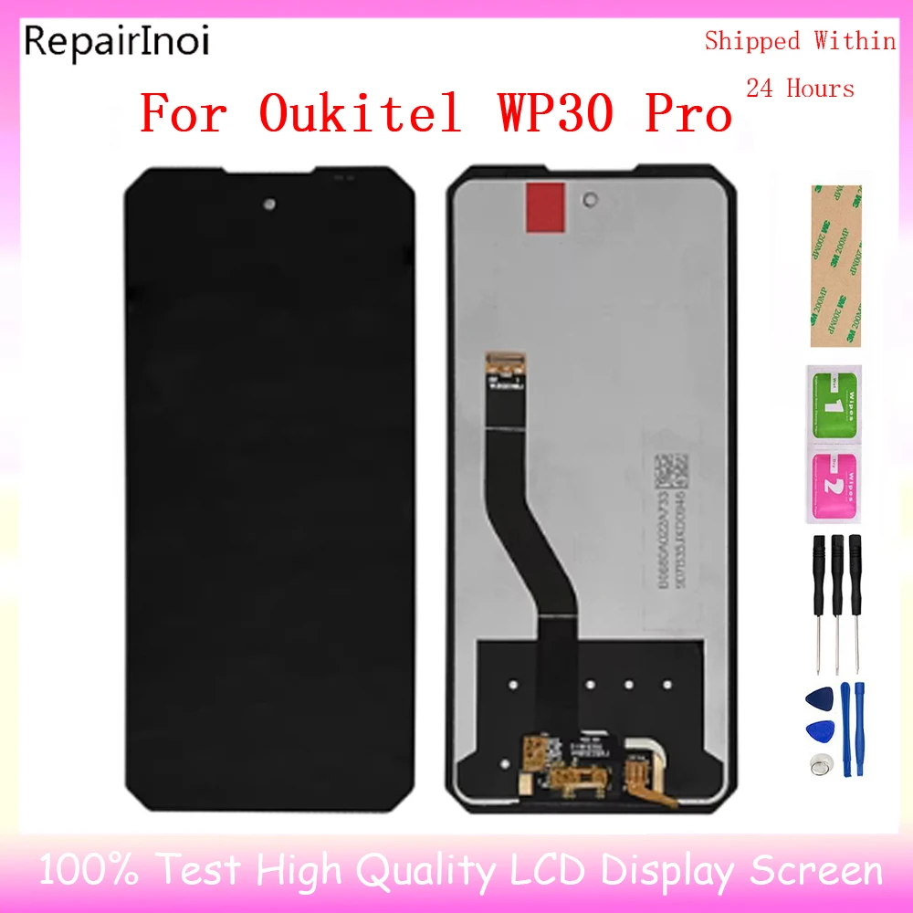 For Oukitel WP30 WP32 WP33 Pro Oukitel WP35 WP36 WP38 WP39 WP50 WP52 LCD Display Touch Screen Digitizer Assembly＋TOOL