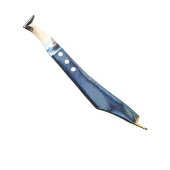 Coltello a ferro di cavallo, taglia zoccoli per bovini e pecore, in acciaio inossidabile, design per mancini e destrimani, taglio a ferro di cavallo con manico in legno 12 best sales strumenti per la rifinitura degli zoccoli - №6