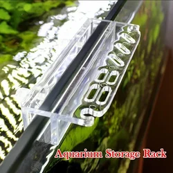 1 Pcs Aquarium Plant Tools Storage Rack Acrylic Holder Pet Supplies For Water Plants Grass Maintenance Tool