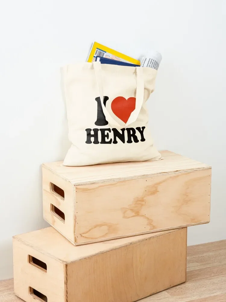 I Love Henry Tote Bag shopping bag logo tote bag tote men's shopping