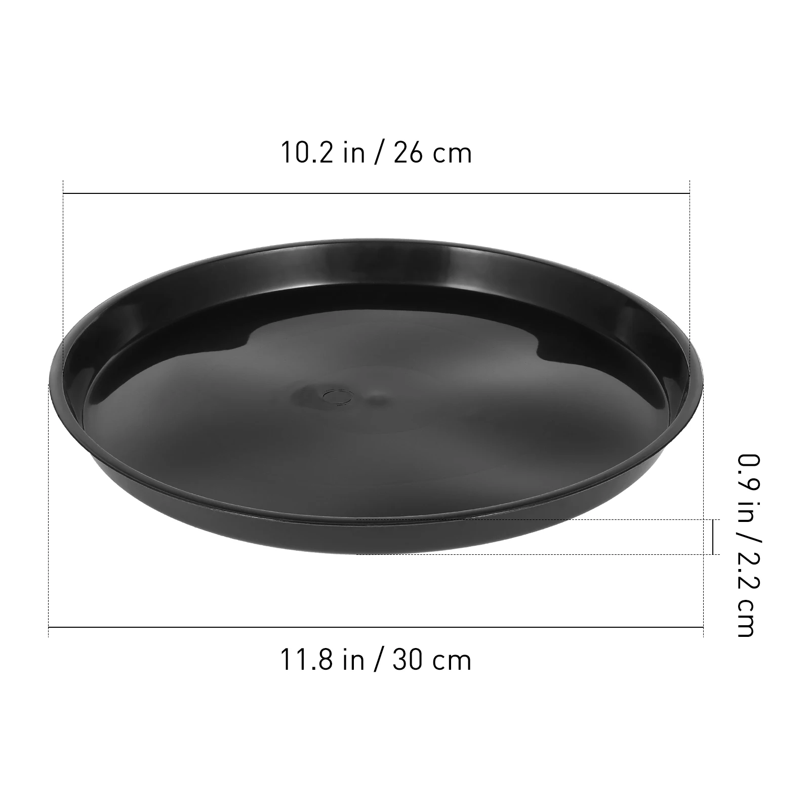 

10 Pcs Plastic Flowerpot Saucers Planter Trays Drip Plates for Use Catch Water Round Shape Sturdy Build
