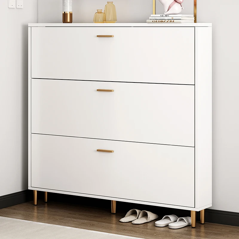 

Professional Manufacture White Tipping Shoe Cabinet Wooden Muti Layer Shoes Cabinet Shoe Vertical Cabinets