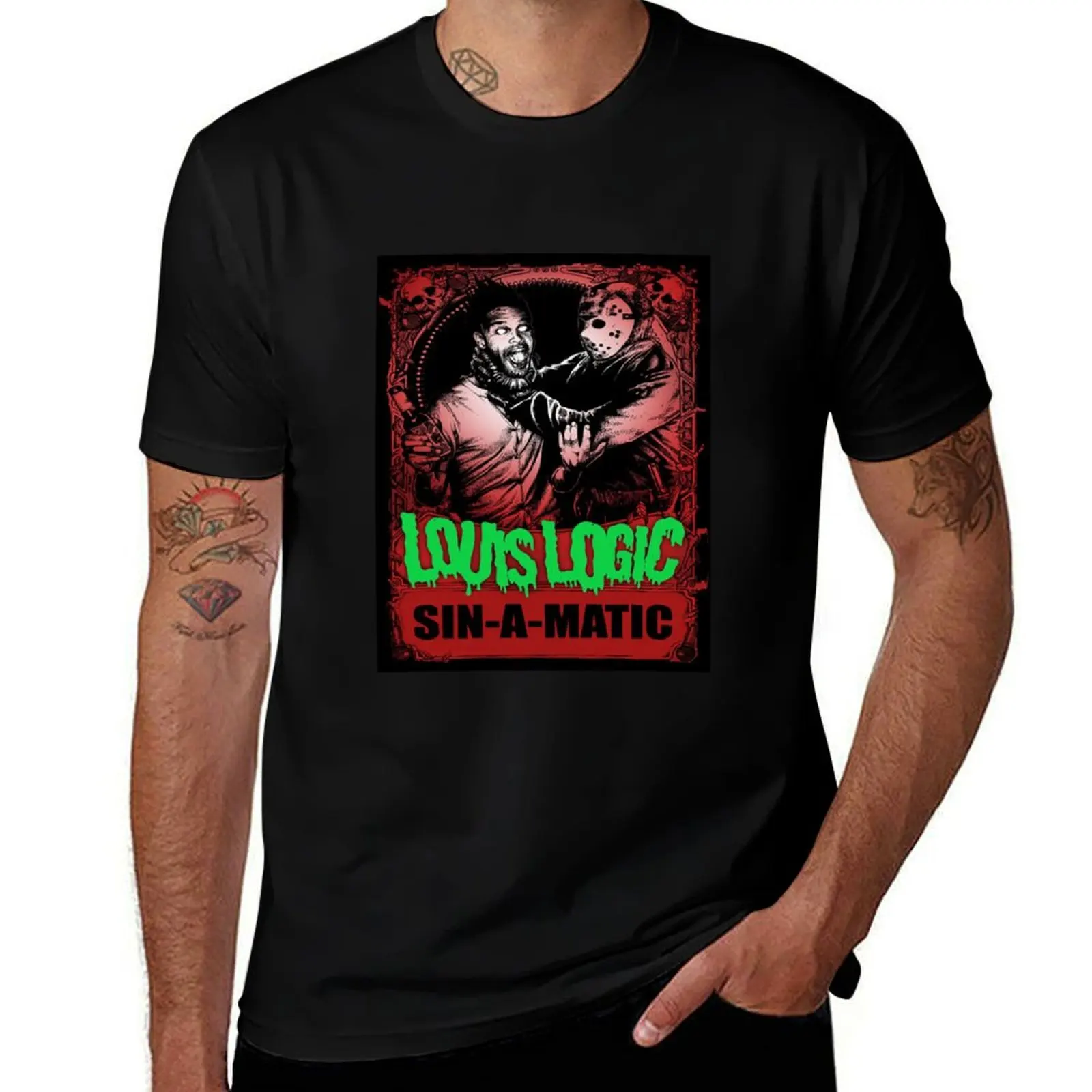 

Louis Logic Sin-a-Matic T-Shirt t shirts for man cotton funny t shirts cotton t shirt for man T-shirt