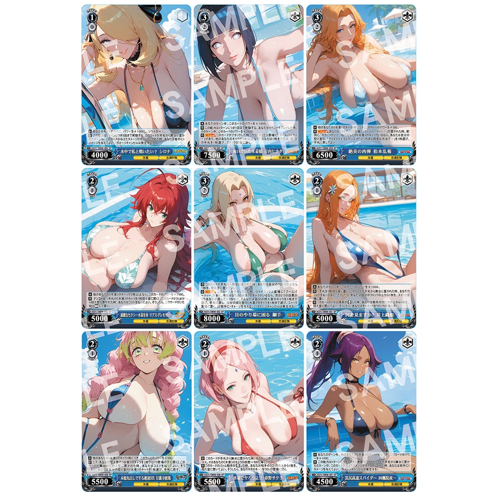 Anime One Piece DIY ACG Sexy Contest Collectible Card Christmas Birthday Gift Board Game Burukku Tony Chopper Shanks Perona