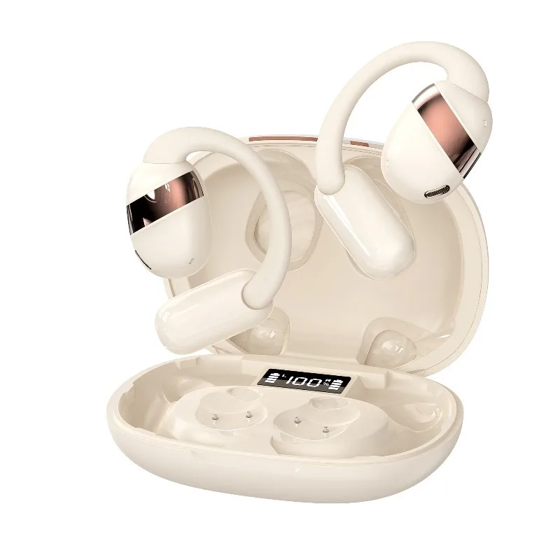 New open Bluetooth headset, non-in-ear private mold level 6 waterproof hanging ear sports high sound quality