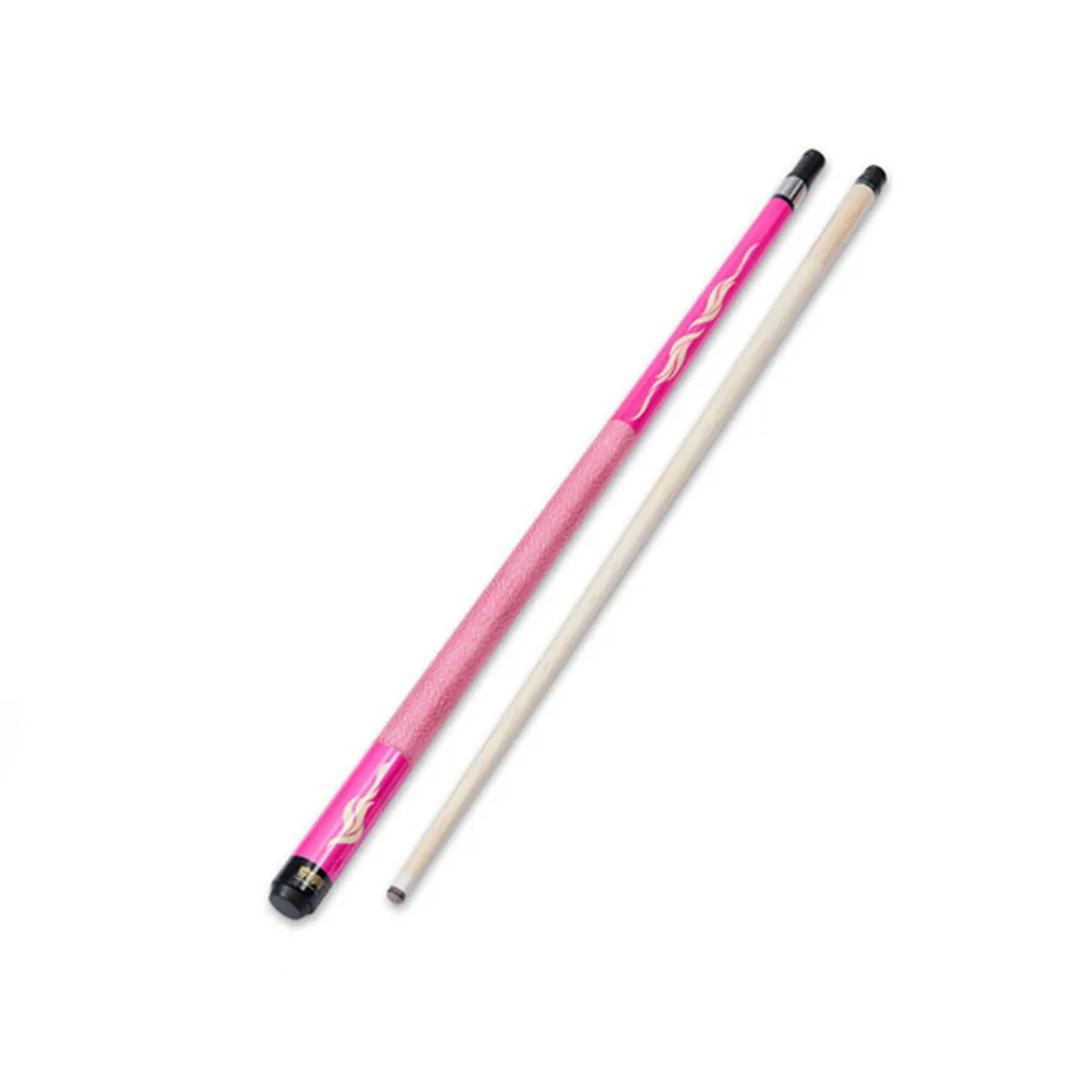 

Women's Pink Big Head Chinese Black Eight Nine Cue Snooker Cue Split Small Head Cue Set Billiard Cue