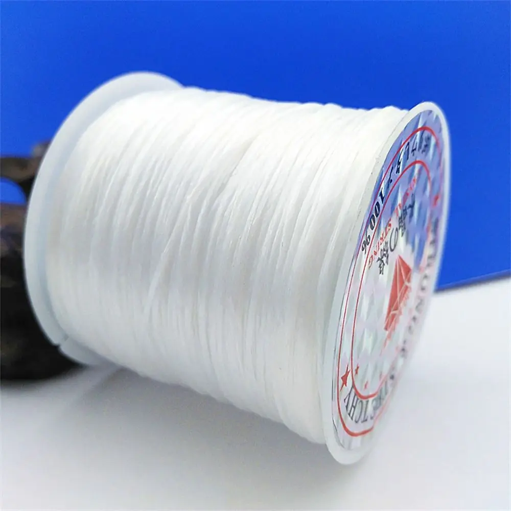 1Rolls DIY Jewelry Stretch Elastic Cord Nylon Colorful Cord Thread Beading String 10Meters 0.6mm String Line Bracelets Necklace