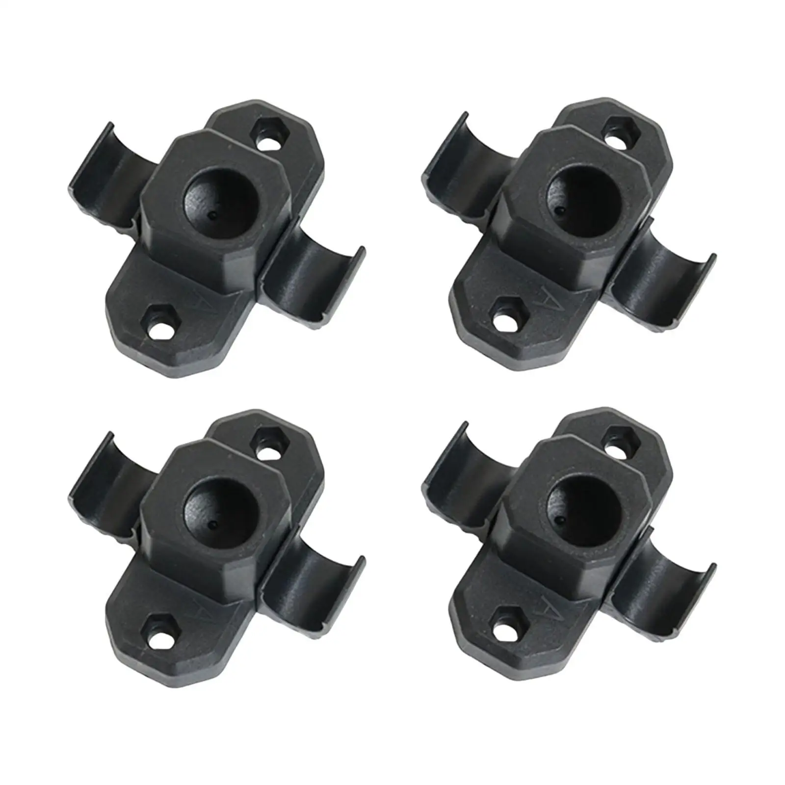 4 Pieces Outdoor Table Leg Connector Replacement Feet Mounting Accessories Sports Camp Chair Easy to Install Table Leg Mounting