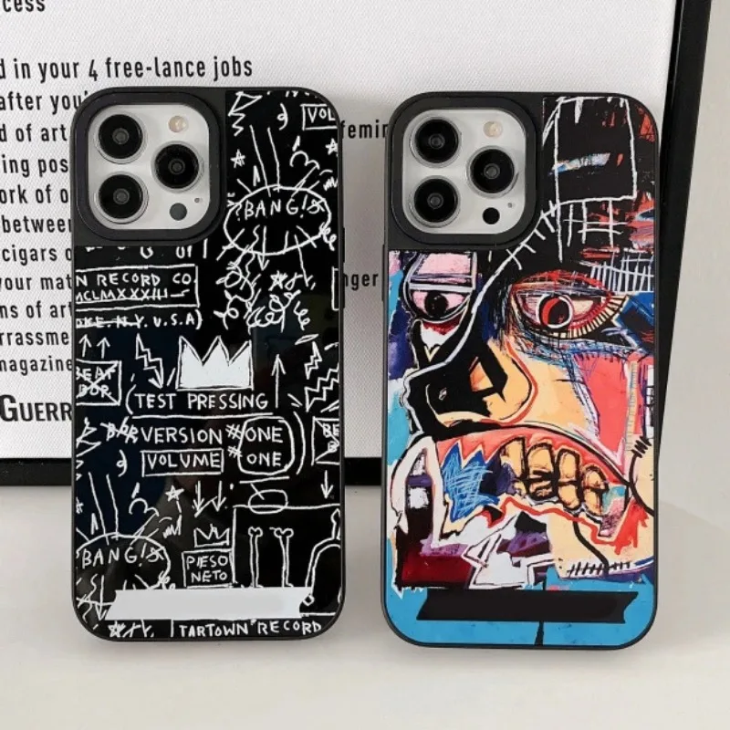 

Creative Fashion Graffiti MagSafe Mirror Surface Phone Case Cover for IPhone 11 12 13 14 15 Pro Max Case for IPhone 15 Pro Max