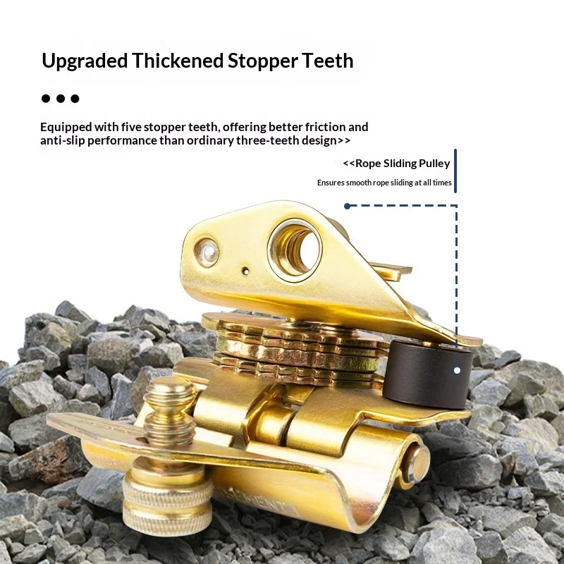 Industrial Self-Locking Device High-Altitude Work Rope Anti-Fall Fall Arrestor Locking Rope Automatic Gripper