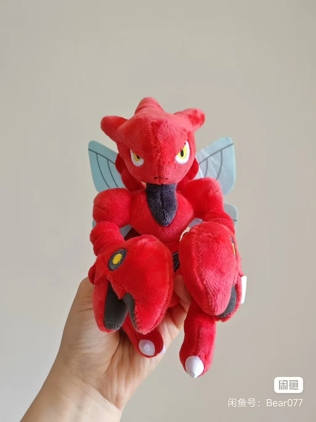 

Japanese Pokemon Fit Series Scizor Plush Toy Children Cute Soft Gifts And Birthday Christmas Gifts