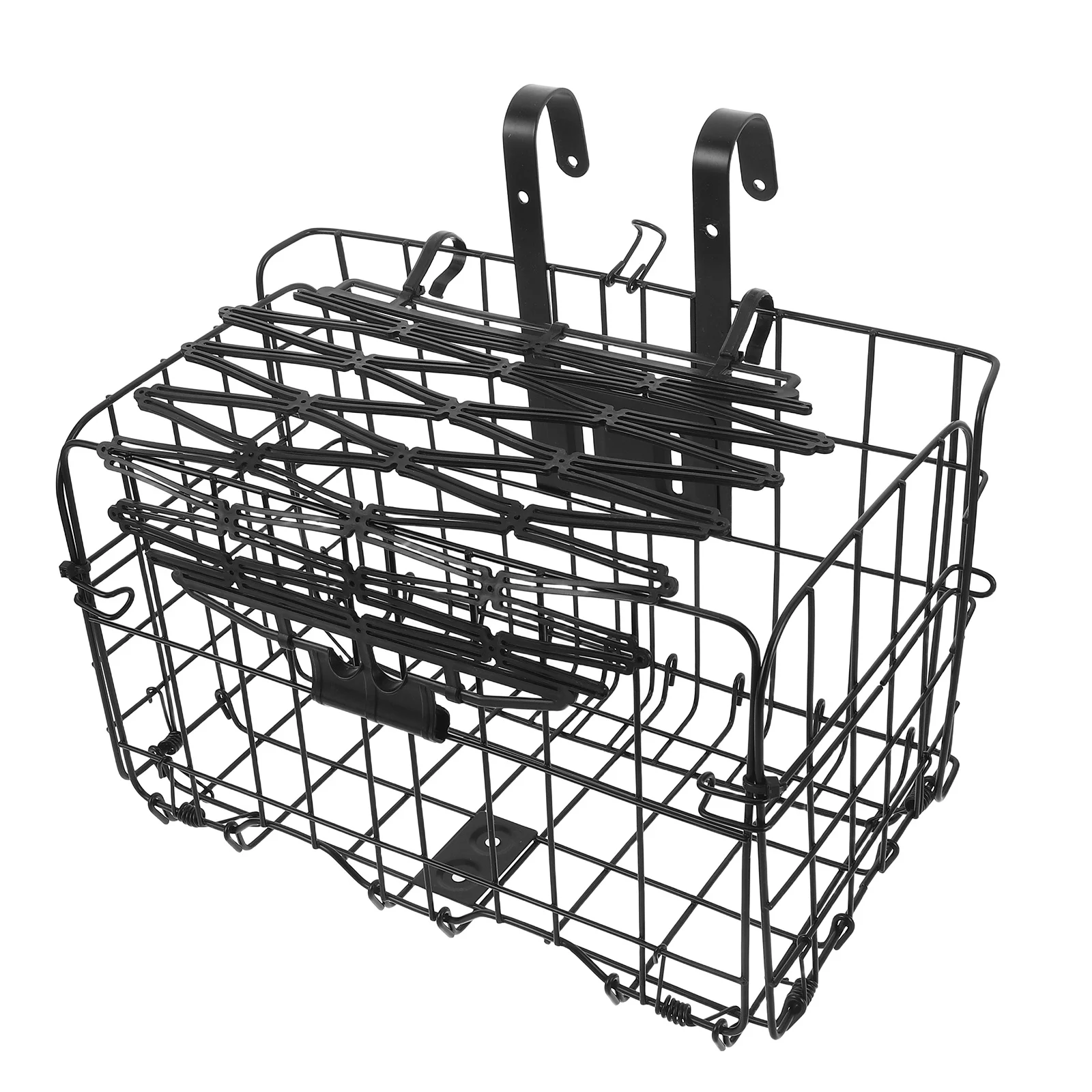 

Foldable Bike Basket Strong Portable Front Carrier Adjustable Bicycle Storage Basket for Urban Riding Outdoor Cycling