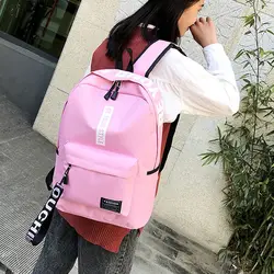 New Female Fashion Teenage High Capacity Waterproof College Backpack Trendy Women Laptop School Bags Cute Girl Travel Book Bag