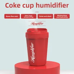 Coke Cup Creative Air Humidifier Mini USB Charging Aroma Essential Oil Diffuser Mist Maker Spary for Car Home Bedroom Gift