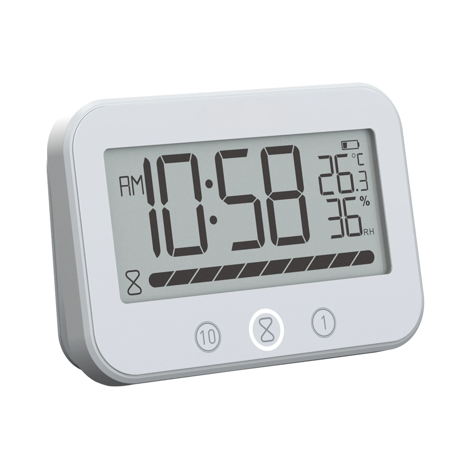 

Трансграничный многофункциональный электронный термометр Часы для ванной комнаты с функцией обратного отсчета Напоминание о будильнике