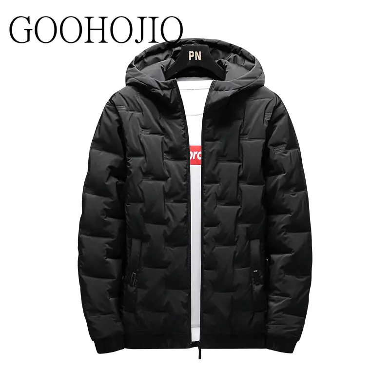 Autumn Jacket Men Cotton Padded Jacket Korean Fashion Streetwear Casual Jacket Men Fashion Clothing Hooded Coats Keep Warm