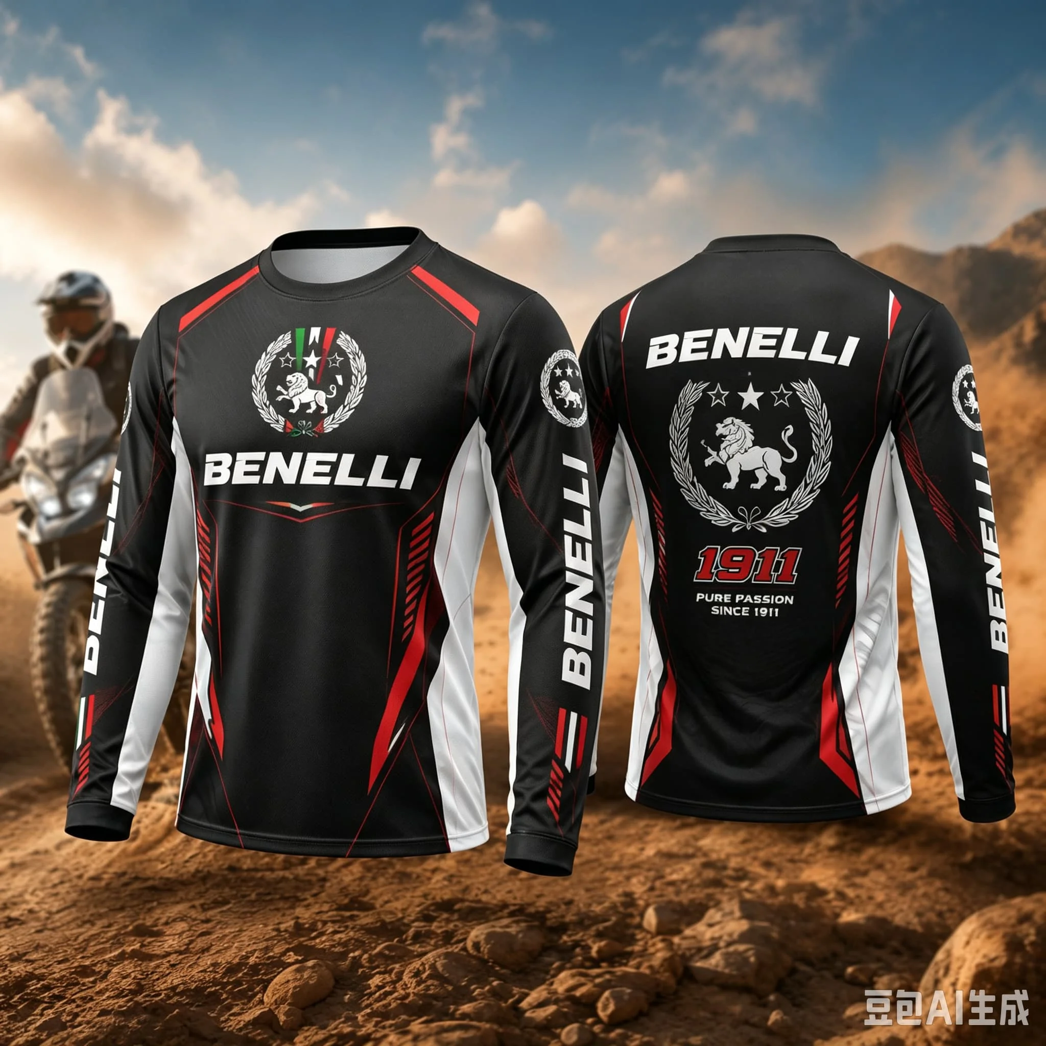 New 2027 Benelli Rider T Shirt Long Sleeve Motorcycle Shirt Outdoor Adventure Riding Clothing Quick Dry Casual Streetwear Men