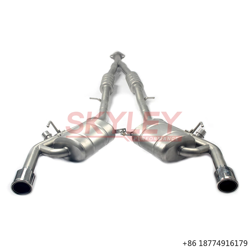 

Dual Valvetronic Exhaust Catback for Q50 3.7l V6 2014~up Stainless Steel Valvetronic Catback Exhaust