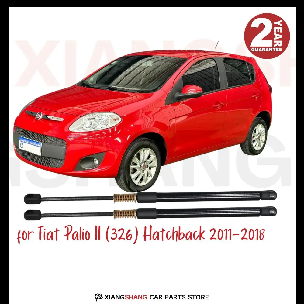 

2pcs Rear Damper for Fiat Palio II (326) Hatchback 2011-2018 WITH SPRING Trunk Boot Gas Charged Gas Struts