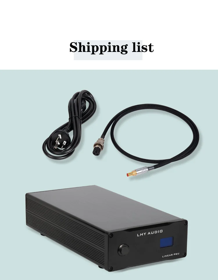 LHY AUDIO 50W Premium version DC linear power supply ZPM same level Audiobyte Hydra Z digital interface DC 5V