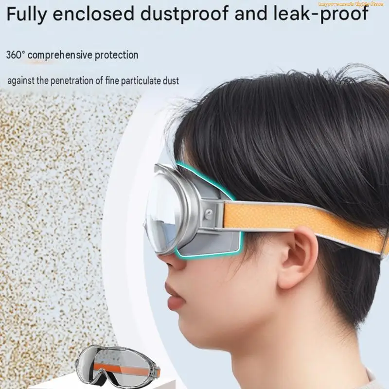37ME Molded Plastic Work Glasses with Secure Headband for Repair Projects