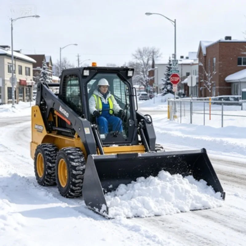 Premium Used Bobcatts Skid Steer Loader Diesel Crawler Loader 3.4Ton High Efficiency Engine Motor Durable Equipment 2-Year