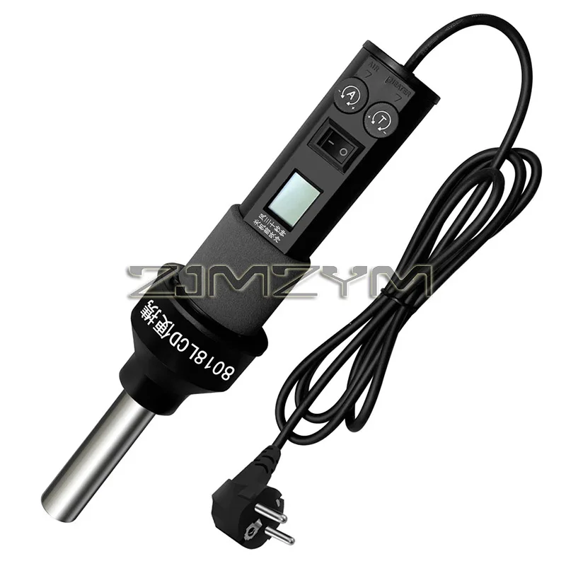 110V 220V LCD Digital Heat Hot Air Gun Desoldering Soldering Station Temperature Adjustable 8018 LCD