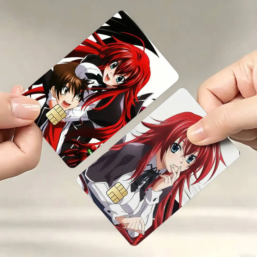 

High School DxD Rias Gremory Decorative Waterproof Film Skin Cover Credit Card Stickers Debit Front Bank Bus Pass