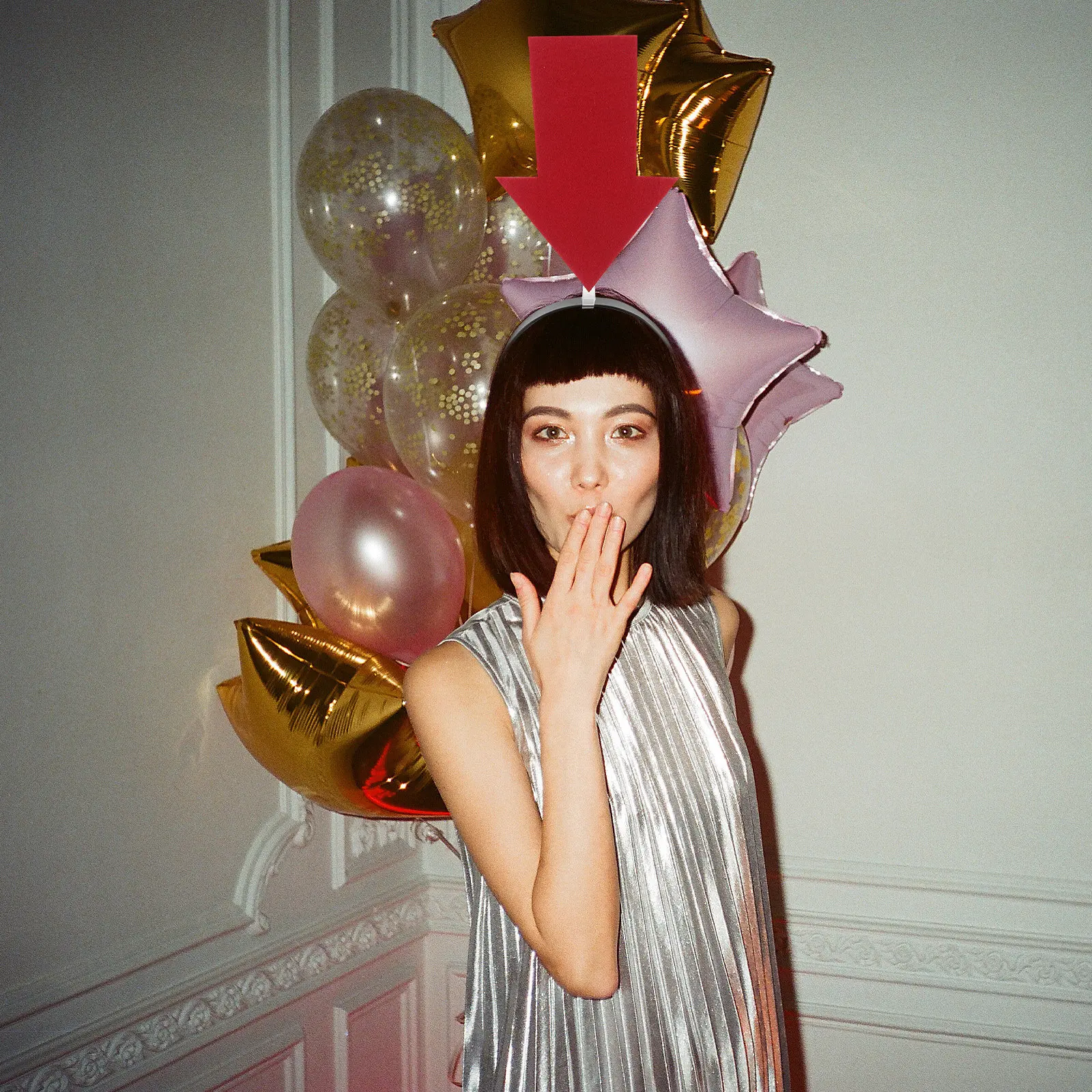 

2 шт. повязки на голову в форме стрелы, изысканный дизайн, гладкая поверхность, нескользящие, для вечеринок, музыкальных фестивалей, фотосессий, костюмированных вечеринок