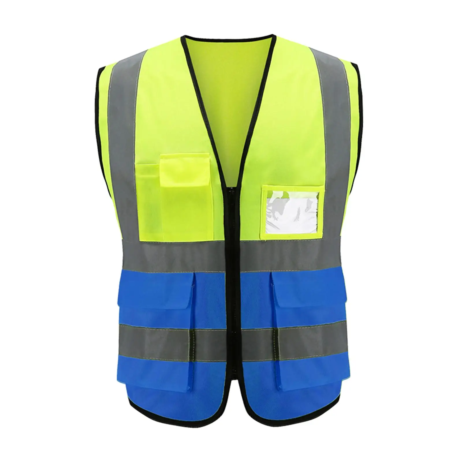 Engineer Reflective Vest, Construction Gear with Reflective Strips Construction Vest Safety Work Vest for Airport Construction