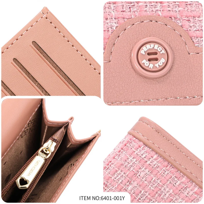 Korean style women's long wallet fashionable multi-functional large capacity billfold purse for daily use