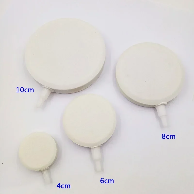 1pcs White Bubble Stone Aerator for Aquarium Fish  Pump Hydroponic Oxygen Plate Mini Aquariums Accessories Air Pump