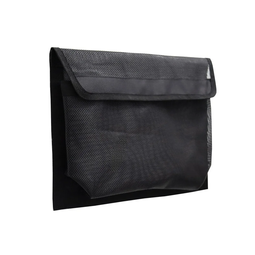 Leak-Proof Reflective Boat Storage Net Bag with For self-Grip Pad Mounting for Fishing Gear and Marine Accessories