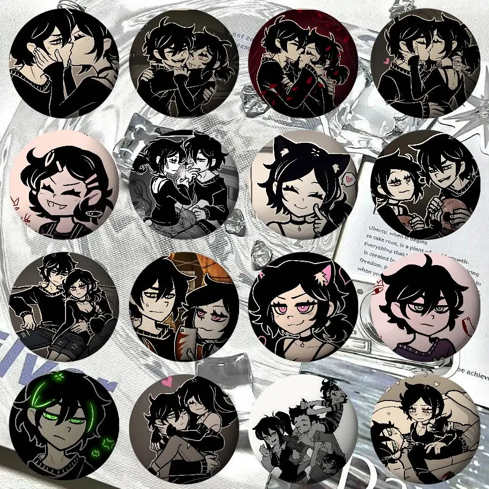 Épingles à badges Game T-The Coffin Of Andy And Leyley-S pour amis, sacs à dos, vêtements, accessoires de collection, cadeau de bijoux