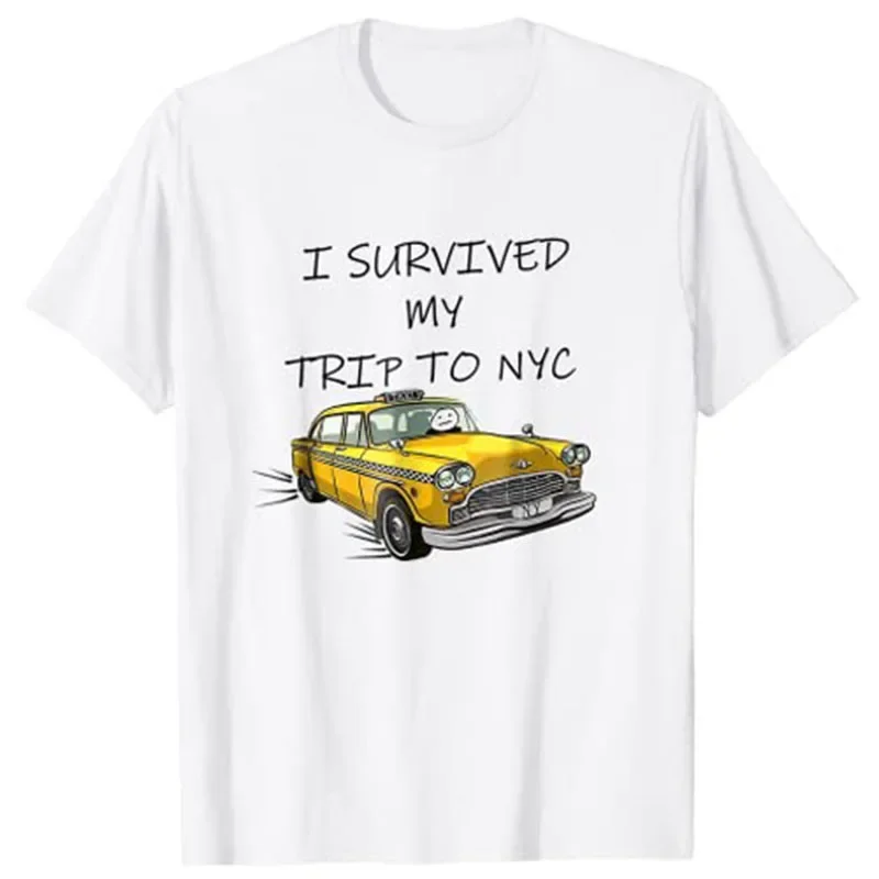 

Funny Taxi Graphic T-Shirt Men's Crew Neck Cotton Short Sleeve Tee