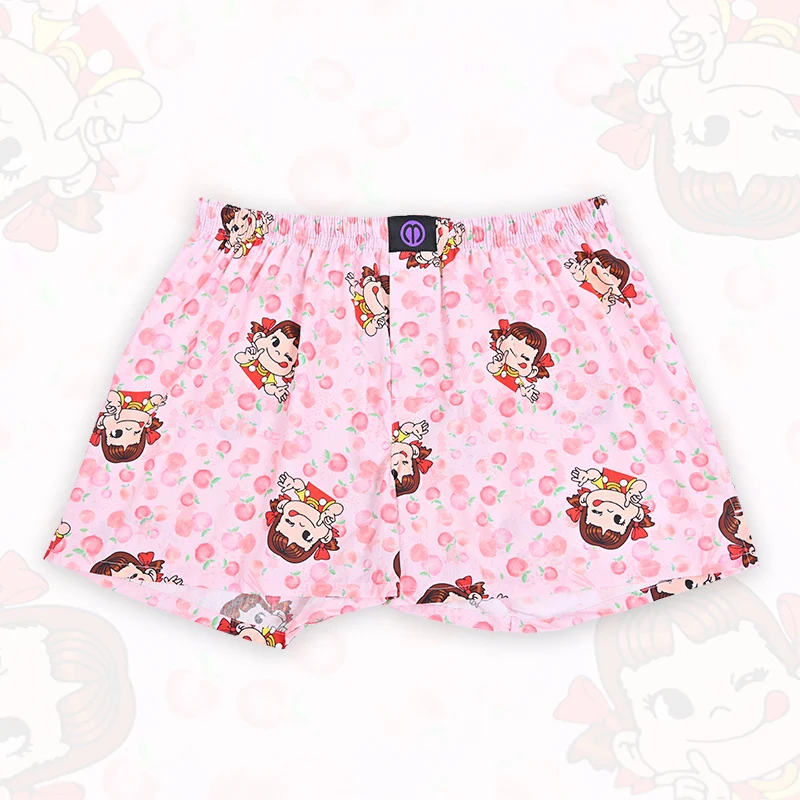 Cute girl Pure Cotton Underwear Pattern For Men And Women Pattern Comfortable Breathable Shorts For Home Leisure ﻿