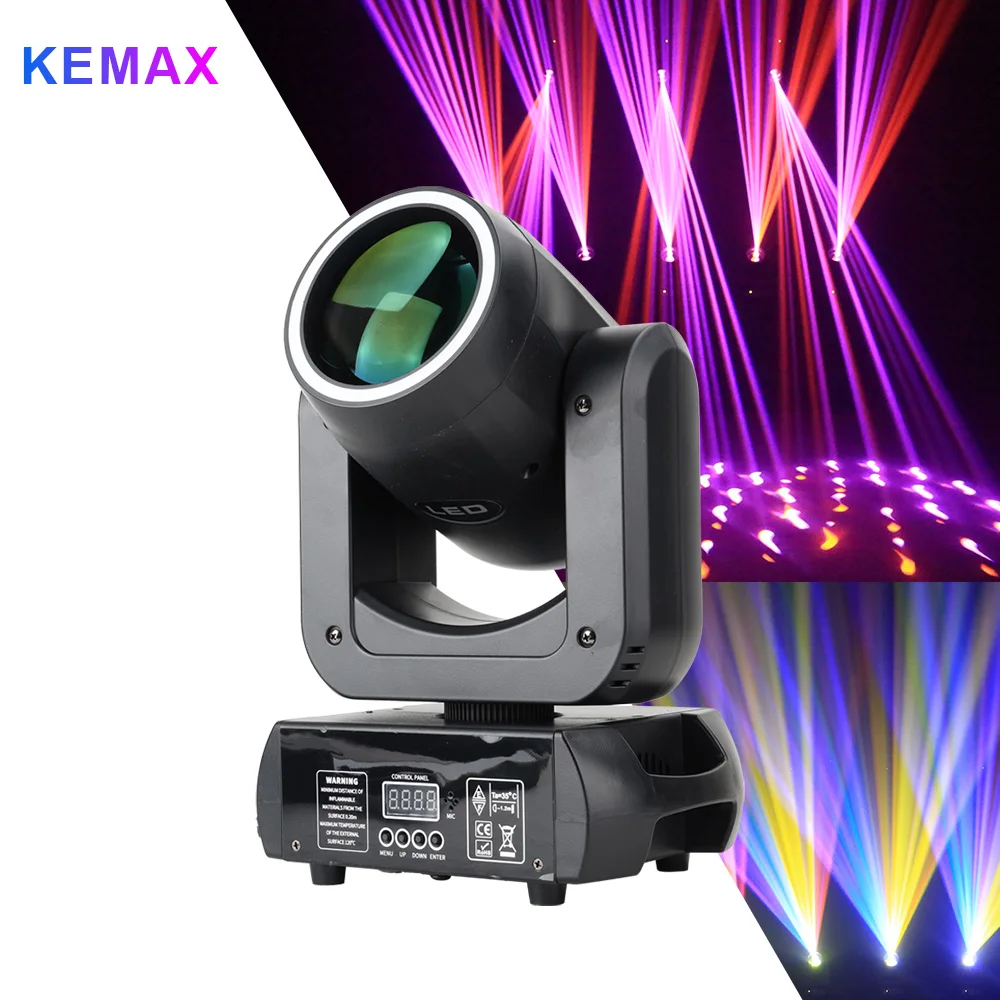 200W LED Beam Moving Head DJ Light DMX512 Nightclub Disco Party 8 Color 18Prism Spotlight Strobe Stage Effect For Wedding Events