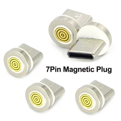 5PCS 7pin Magnetic Tips for Magnetic Cable Type C Micro USB Replacement Part Plug Dust Plug Charging Adapter for Mobile Phone